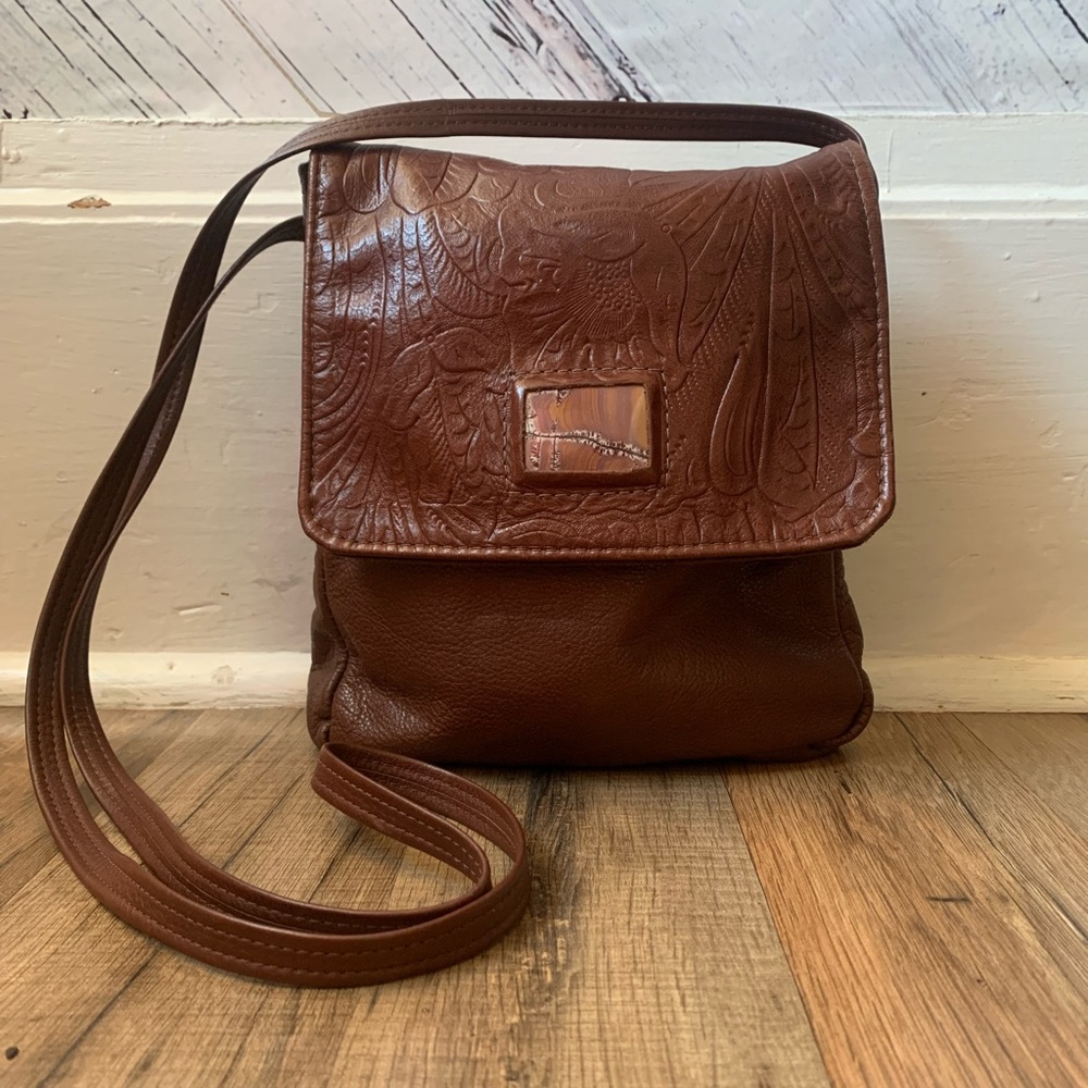 Hand-Crafted Breezy Walkabout Mountain Leather Crossbody